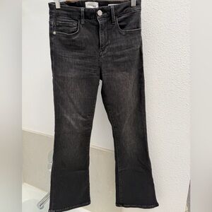 Frame stretchy Denim Women's Black bootcut Flare Jeans